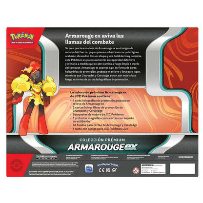 Spanish Pokemon Armarouge box trading card game Nerdscape