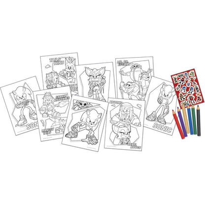 Sonic Prime coloring set Nerdscape