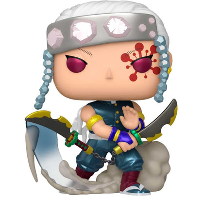 Funko Pop! Demon Slayer Kimetsu no Yaiba Tengen Uzui 5 + 1 Chase - Figura da Collezione Vinyl Nerdscape