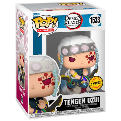Funko Pop! Demon Slayer Kimetsu no Yaiba Tengen Uzui 5 + 1 Chase - Figura da Collezione Vinyl Nerdscape