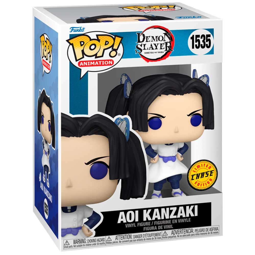 Funko Pop! Demon Slayer Kimetsu no Yaiba Aoi Kanzaki 5 + 1 Chase - Figura da Collezione Vinyl Nerdscape