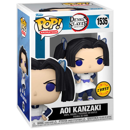 Funko Pop! Demon Slayer Kimetsu no Yaiba Aoi Kanzaki 5 + 1 Chase - Figura da Collezione Vinyl Nerdscape
