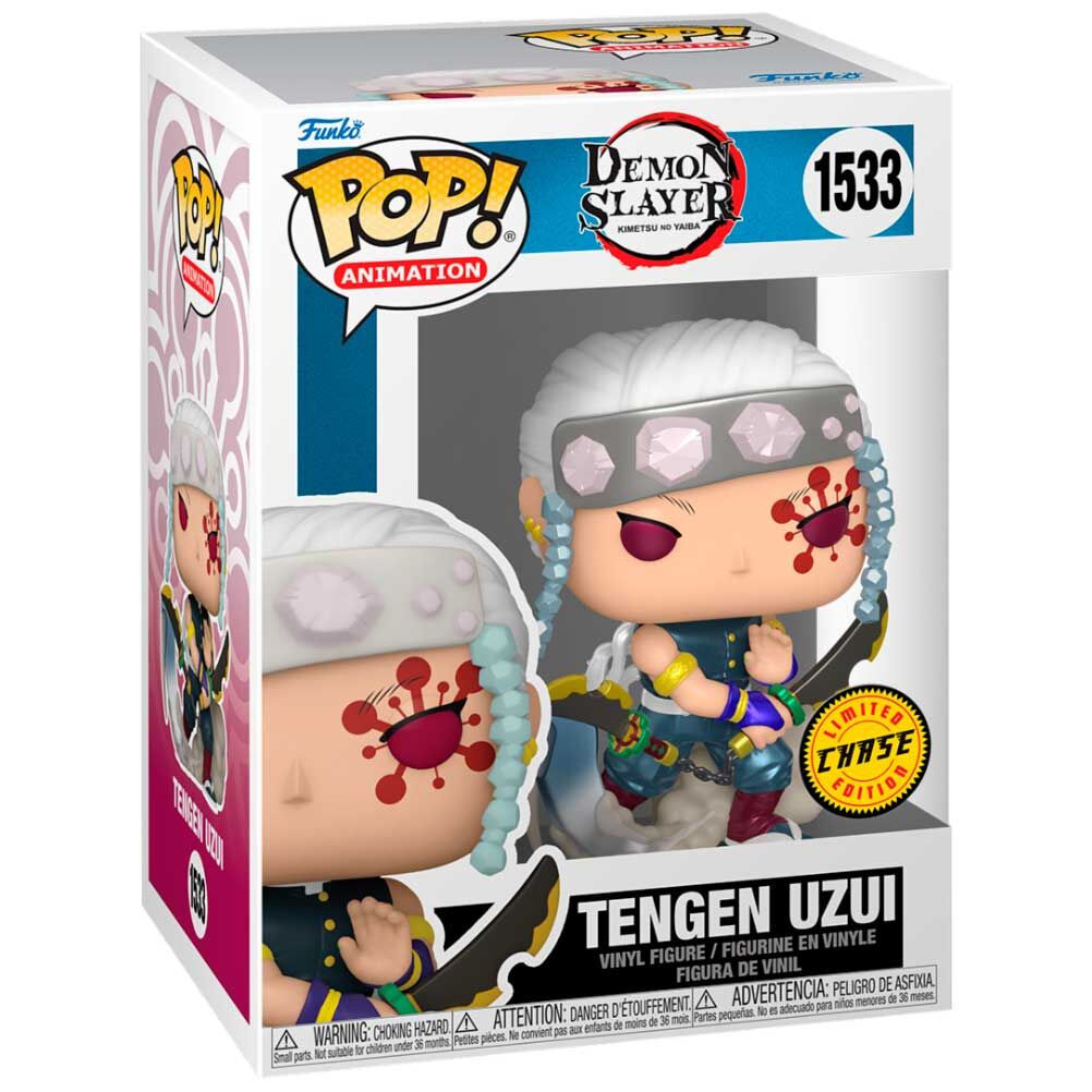 Funko Pop! Demon Slayer Kimetsu no Yaiba Tengen Uzui Chase - Figura da Collezione Vinyl Nerdscape
