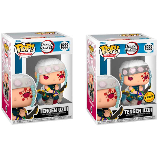 Figurine POP Demon Slayer Kimetsu no Yaiba Tengen Uzui 5 + 1 Chase