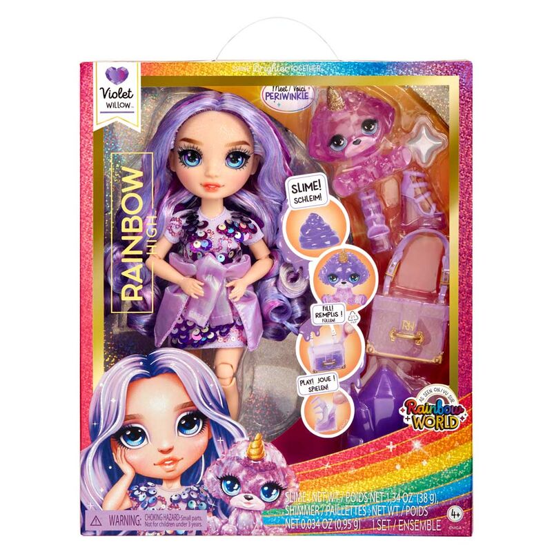 Rainbow High Rainbow World Violet doll 25cm Nerdscape