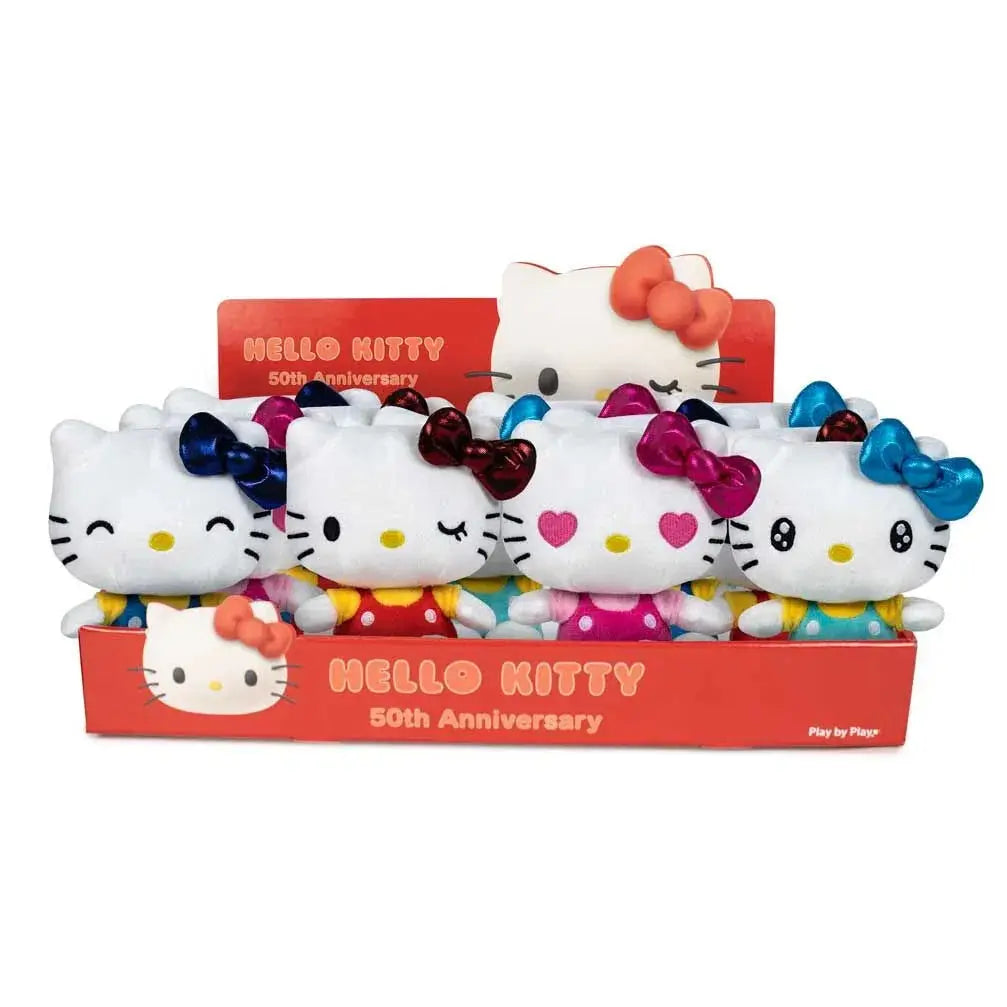 Hello Kitty 50th Anniversary Plush Toy 16cm - Nerdscape Nerdscape