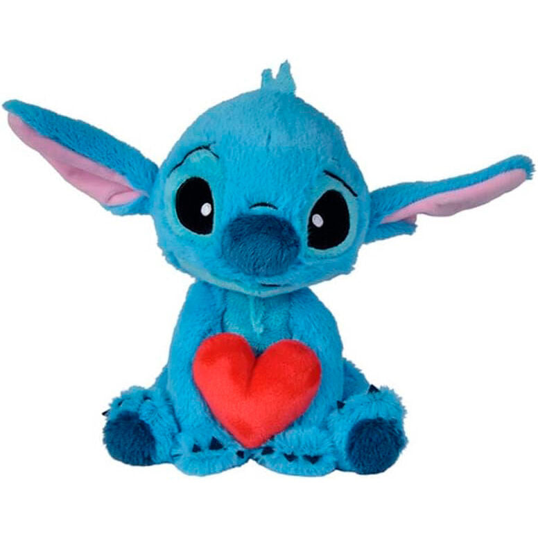 Disney Stitch heart plush toy 25cm Nerdscape