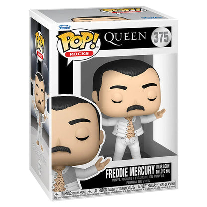 Funko Pop! Rocks Freddie Mercury - Figura da Collezione Vinyl Nerdscape