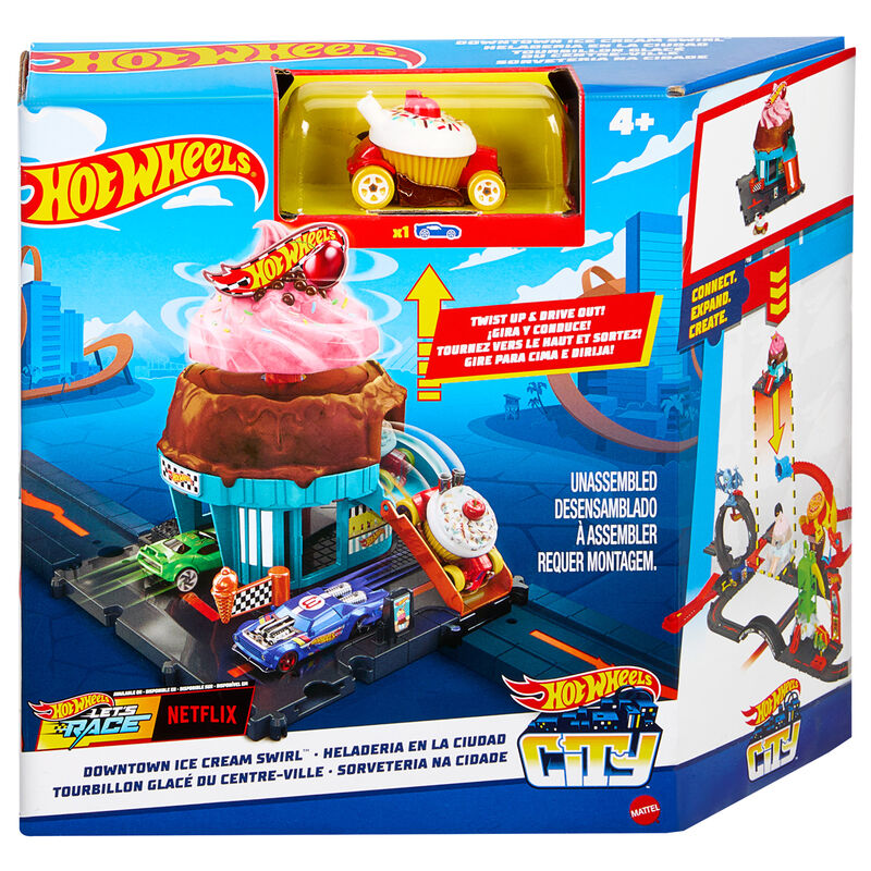 Hot Wheels City Downtown Ice Cream Swirl Nerdscape