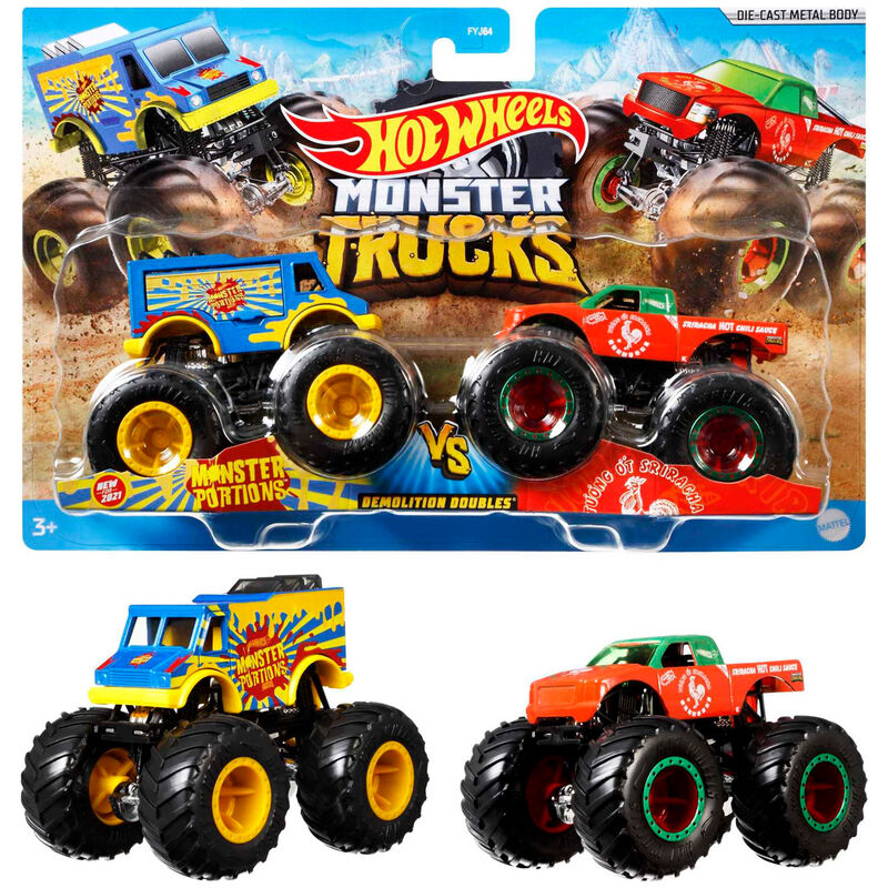 Hot Wheels Monster Trucks 2 Demolition Doubles - Nerdscape Nerdscape