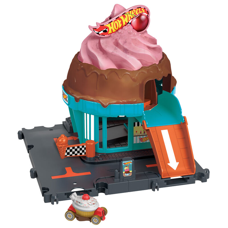 Hot Wheels City Downtown Ice Cream Swirl Nerdscape