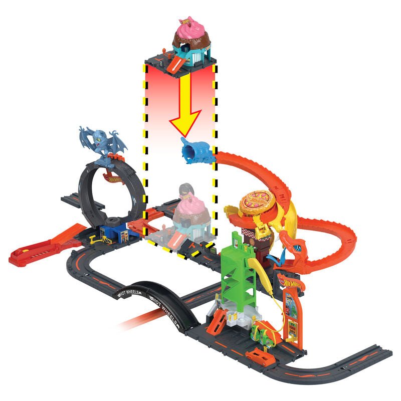 Hot Wheels City Downtown Ice Cream Swirl Nerdscape