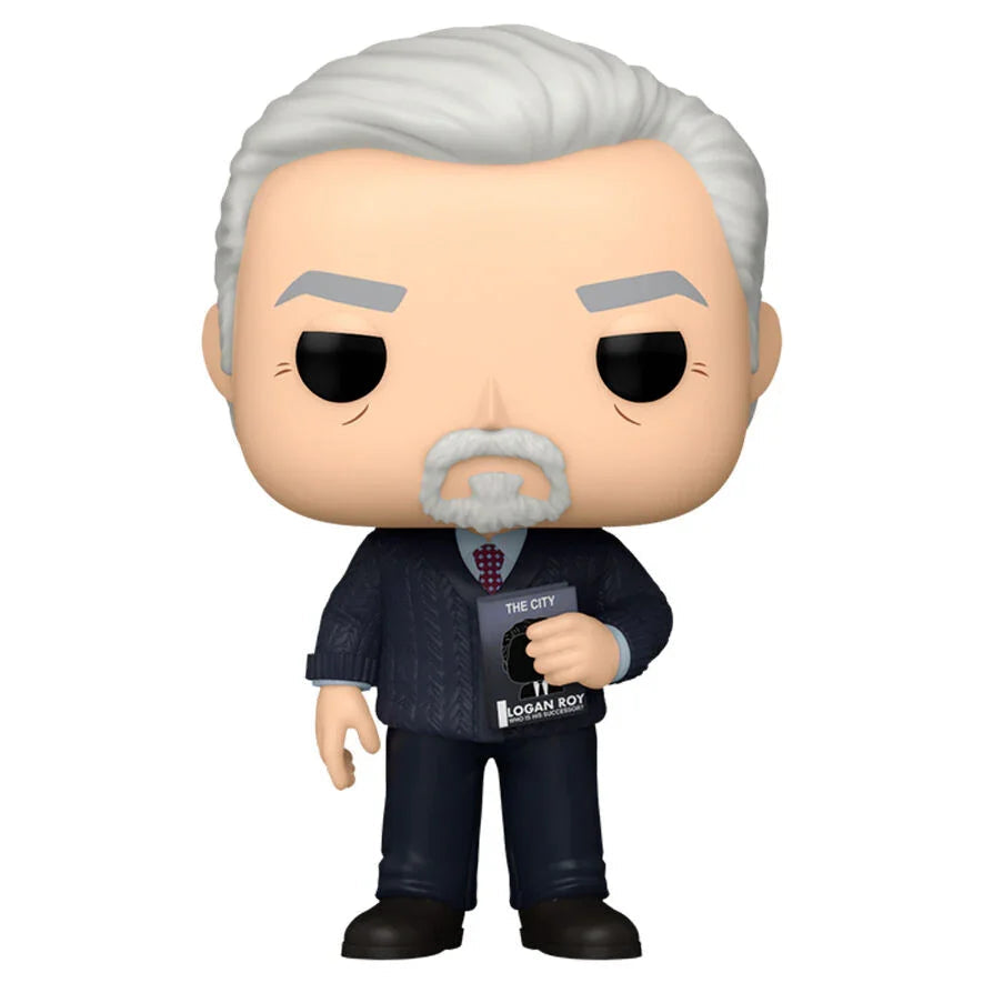 Funko Pop! Succession Logan Roy - Figura da Collezione Vinyl Nerdscape