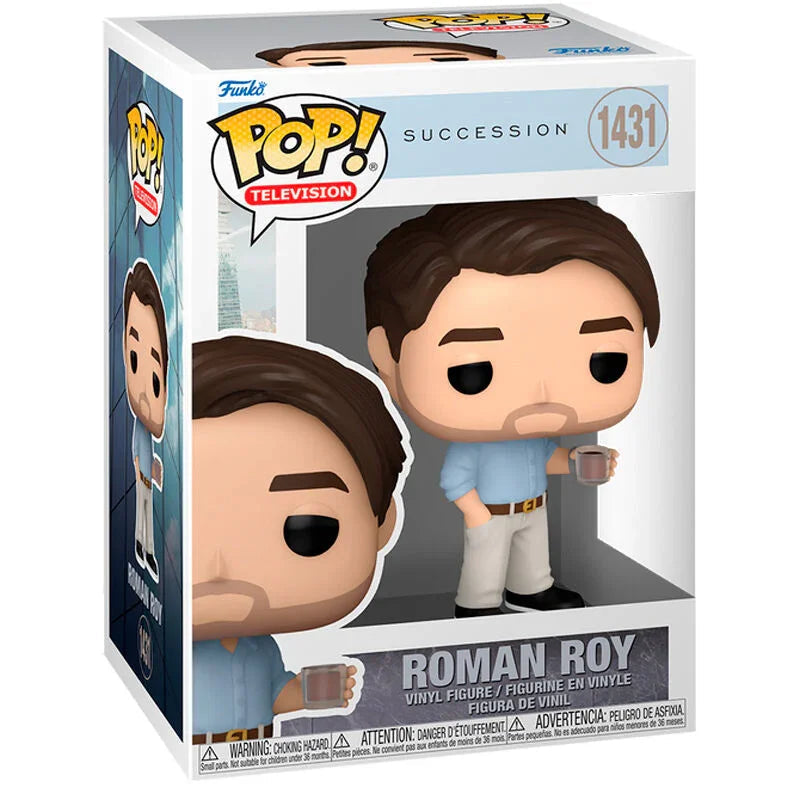 Funko Pop! Succession Roman Roy - Figura da Collezione Vinyl Nerdscape