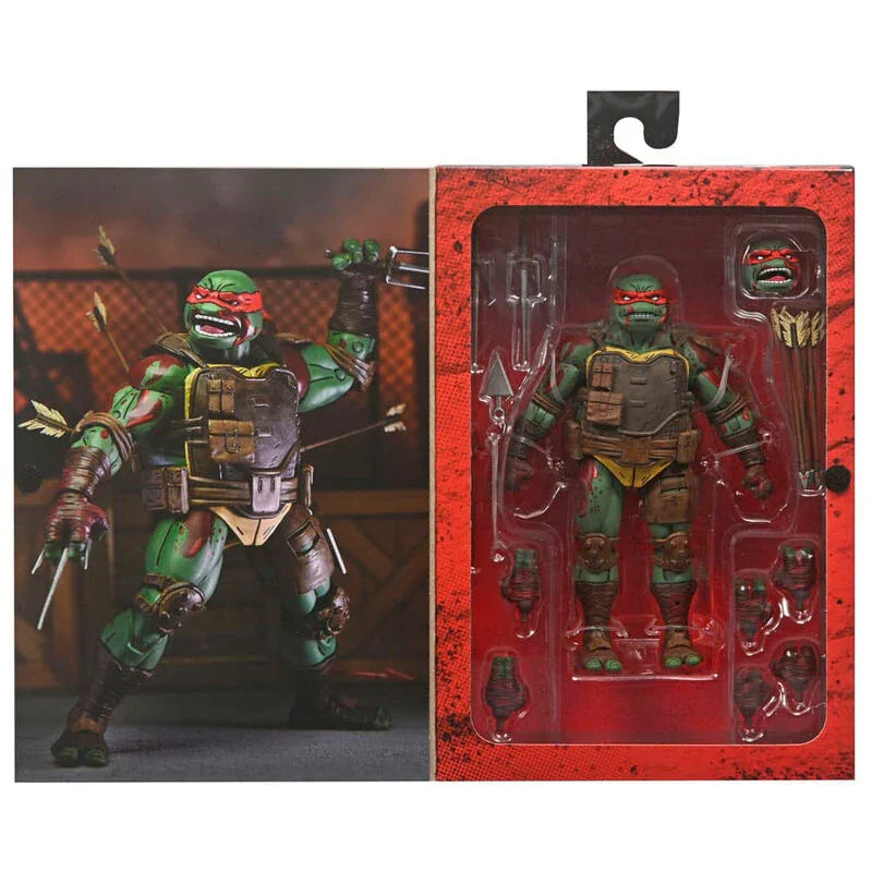 Ninja Turtles Raphael Ultimate First To Fall - Figura da Collezione PVC 18cm - Nerdscape Nerdscape