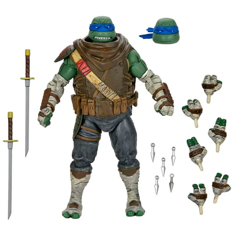 Ninja Turtles Leonardo Ultimate Figura da Collezione 18cm - Nerdscape Nerdscape