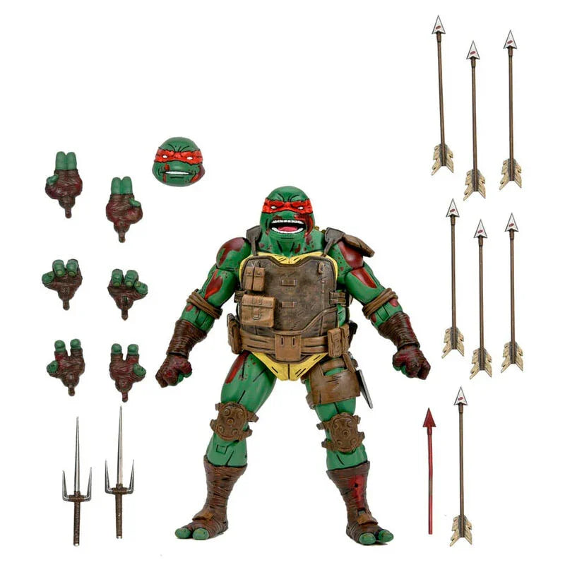 Ninja Turtles Raphael Ultimate First To Fall - Figura da Collezione PVC 18cm - Nerdscape Nerdscape