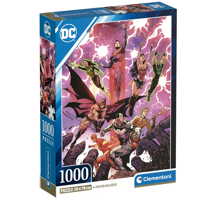 DC Comics puzzle 1000pcs Nerdscape