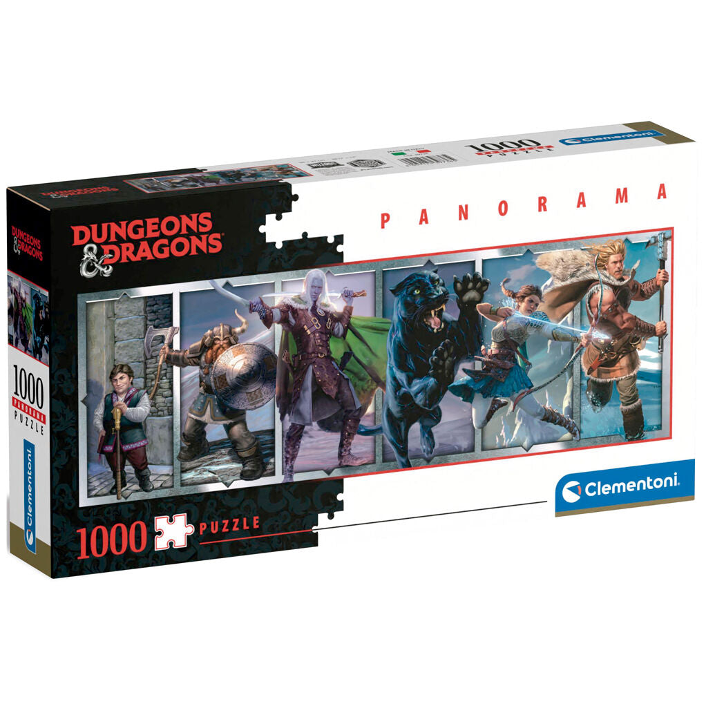 Dungeons & Dragons panorama puzzle 1000pcs Nerdscape