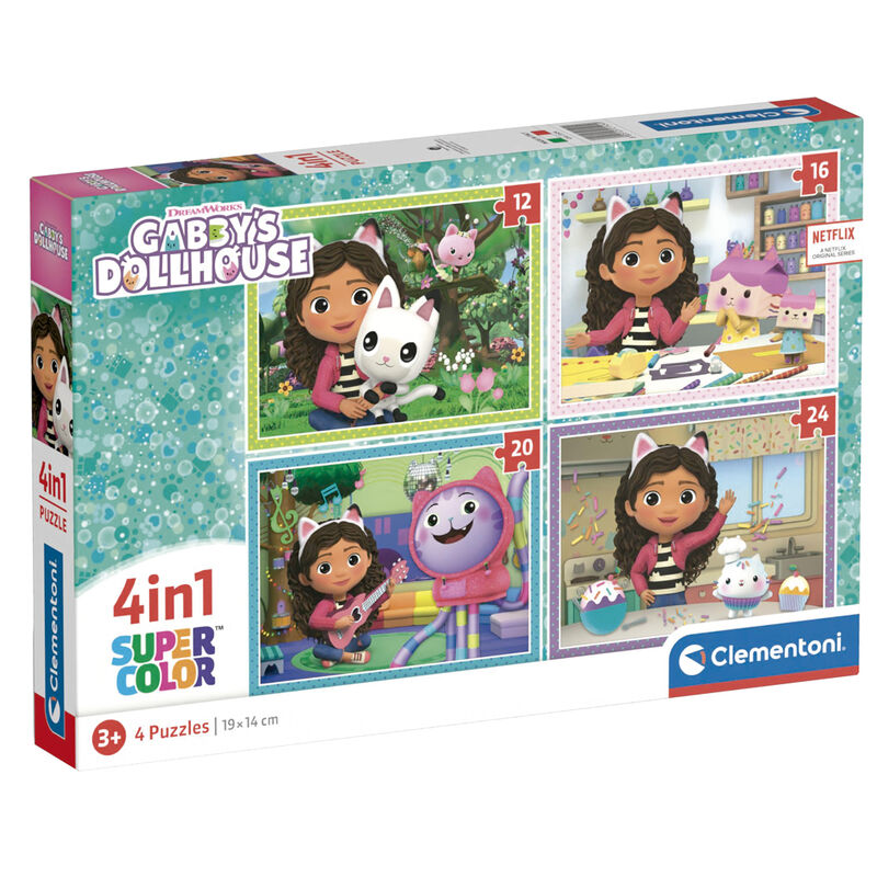 Gabbys Dollhouse puzzle 12-16-20-24pcs Nerdscape