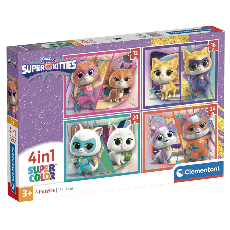 Disney SuperKitties puzzle 12-16-20-24pcs Nerdscape