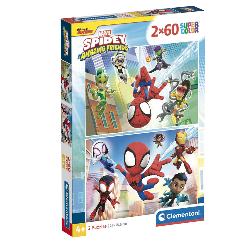 Marvel Spidey and His Amazing Friends puzzle 2x60pcs Nerdscape