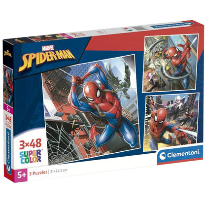 Marvel Spiderman puzzle 3x48pcs Nerdscape