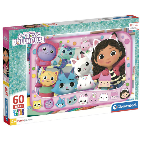 Gabbys Dollhouse maxi puzzle 60pcs Nerdscape