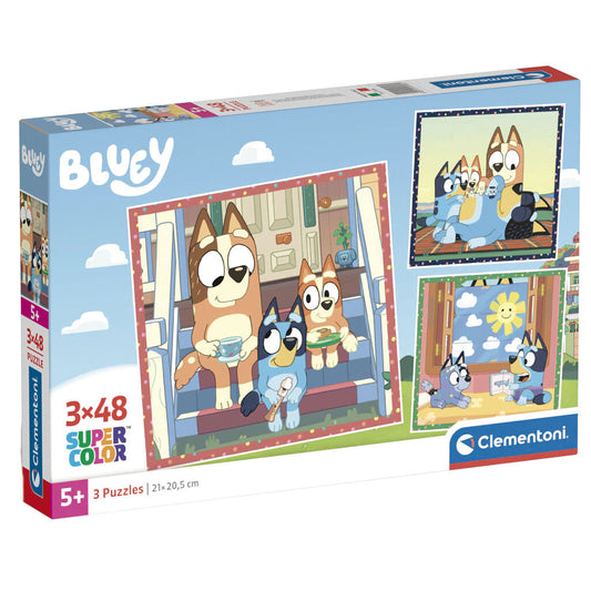 Bluey puzzle 3x48pcs Nerdscape