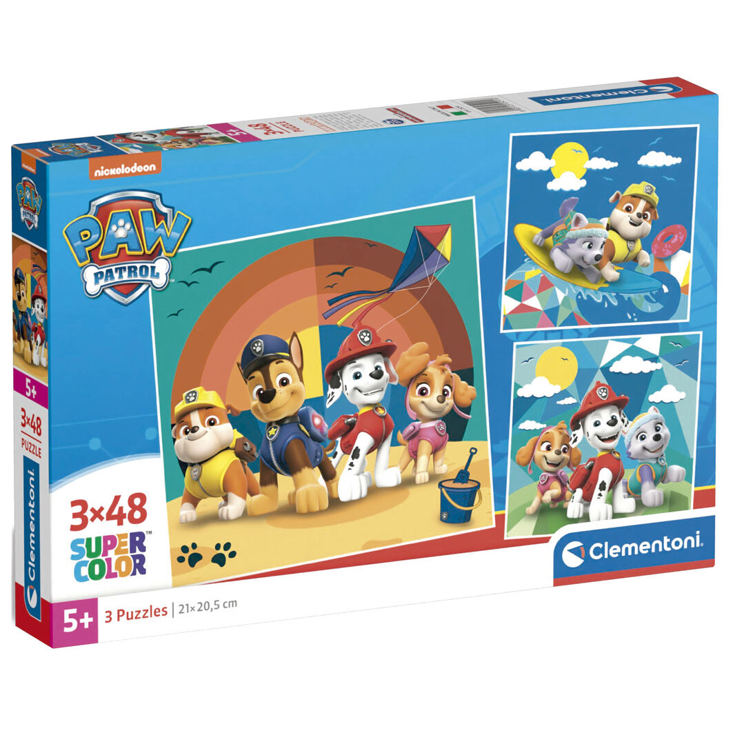 Paw Patrol puzzle 3x48pcs Nerdscape