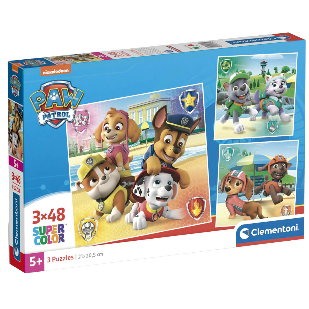 Paw Patrol puzzle 3x48pcs Nerdscape