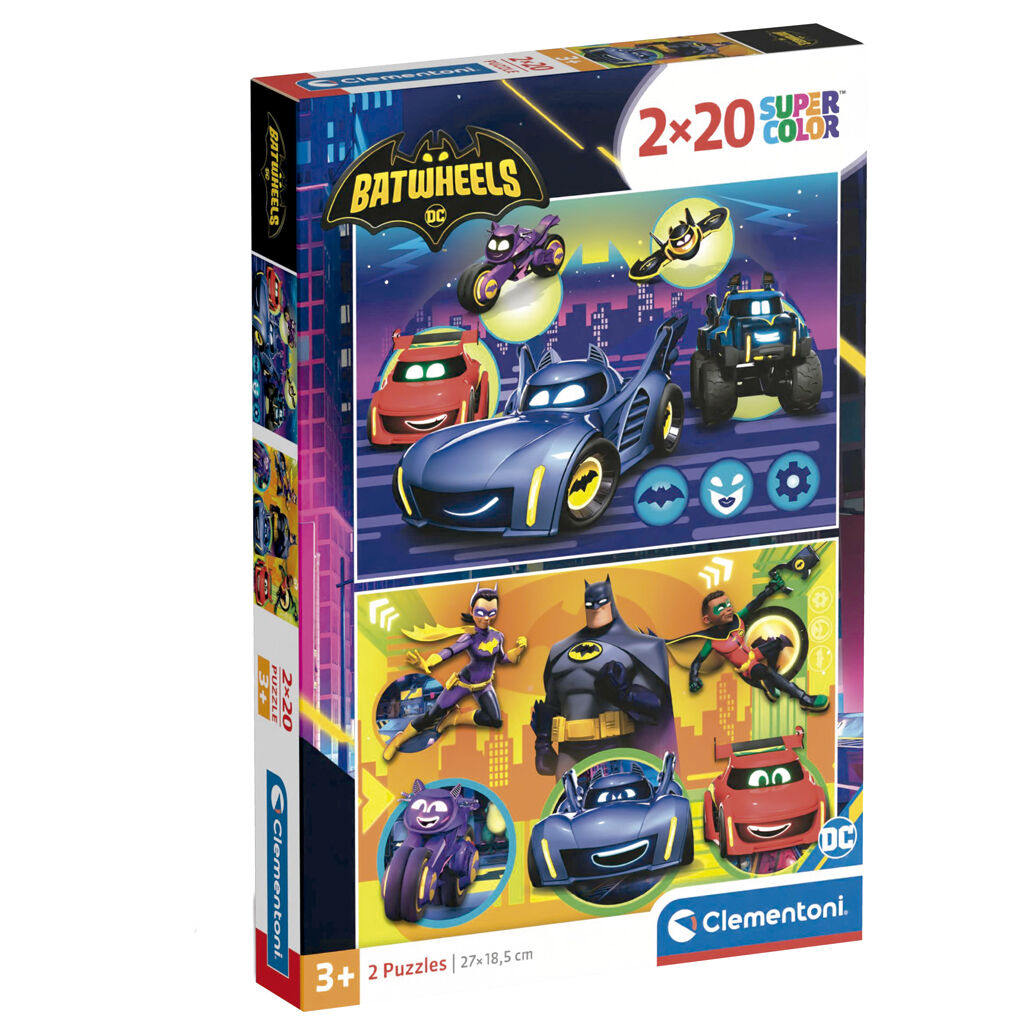 DC Comics Batwheels puzzle 2x60pcs Nerdscape