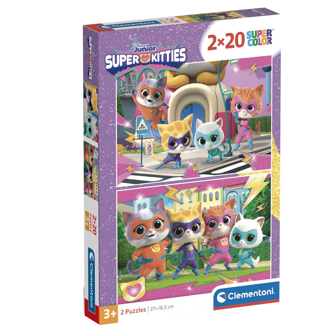Disney SuperKitties puzzle 2x20pcs Nerdscape