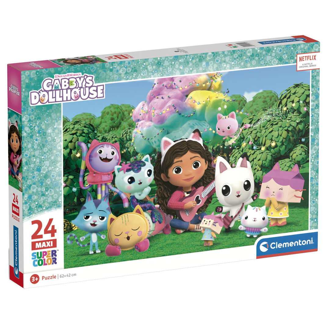 Gabbys Dollhouse maxi puzzle 24pcs Nerdscape