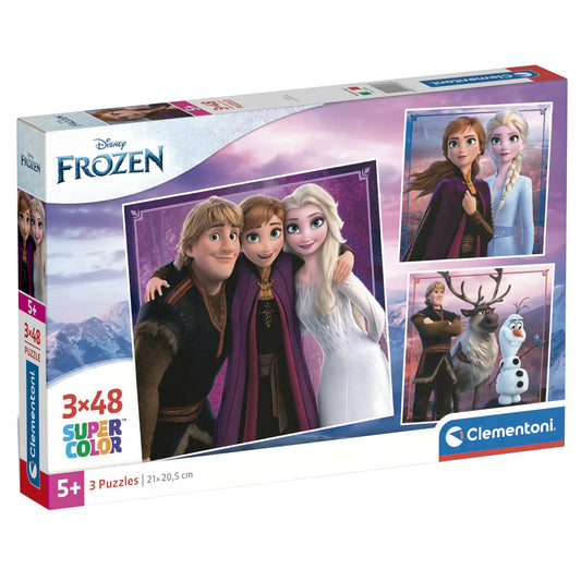 Disney Frozen puzzle 3x48pcs Nerdscape