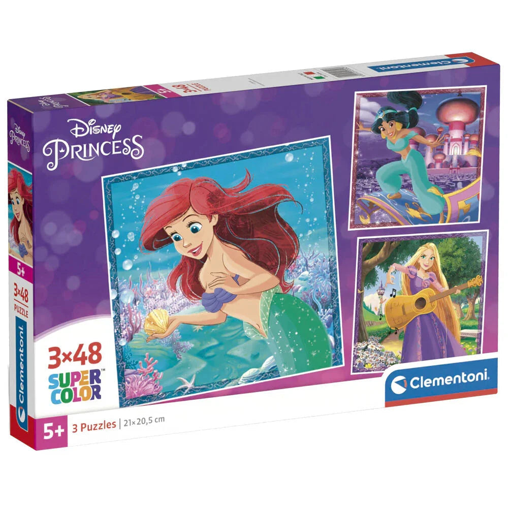 Disney Princess puzzle 3x48pcs Nerdscape