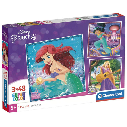 Disney Princess puzzle 3x48pcs Nerdscape
