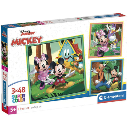 Disney Mickey puzzle 3x48pcs Nerdscape