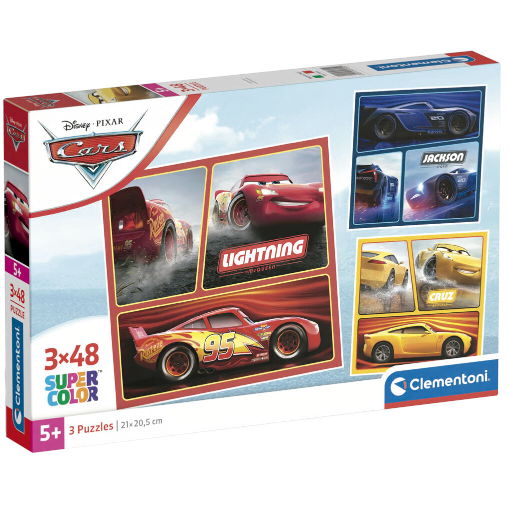 Disney Cars puzzle 3x48pcs Nerdscape