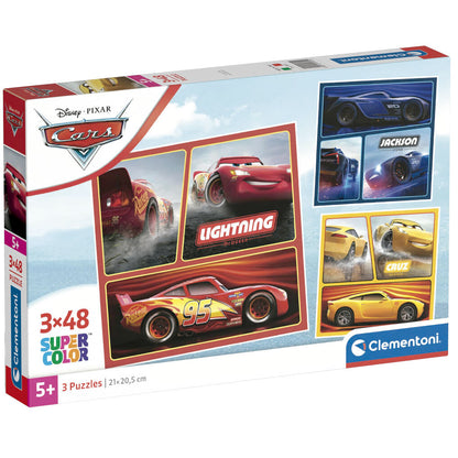 Disney Cars puzzle 3x48pcs Nerdscape