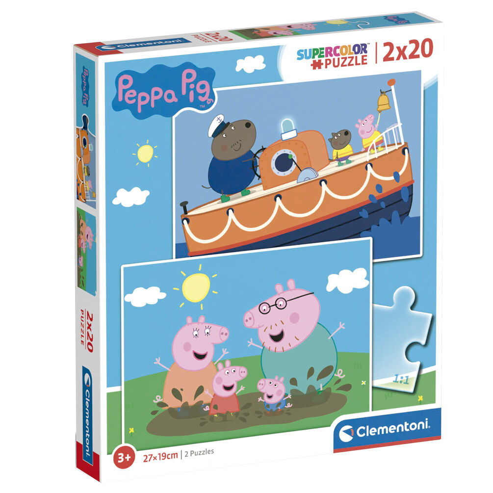 Peppa Pig puzzle 2x20pcs Nerdscape