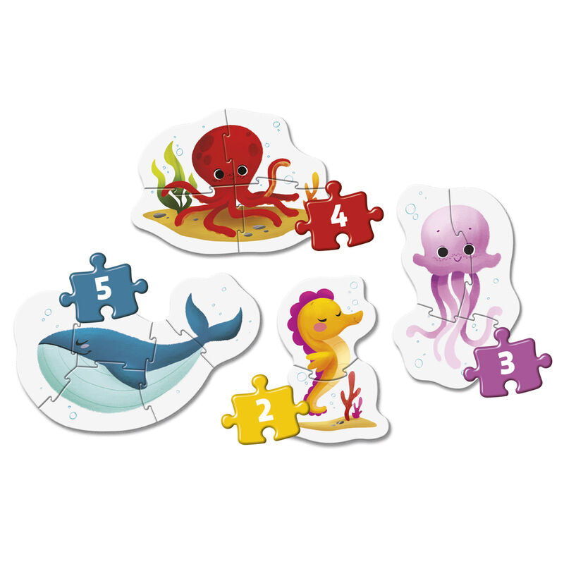 Marine Life puzzle 2-3-4-5pcs Nerdscape