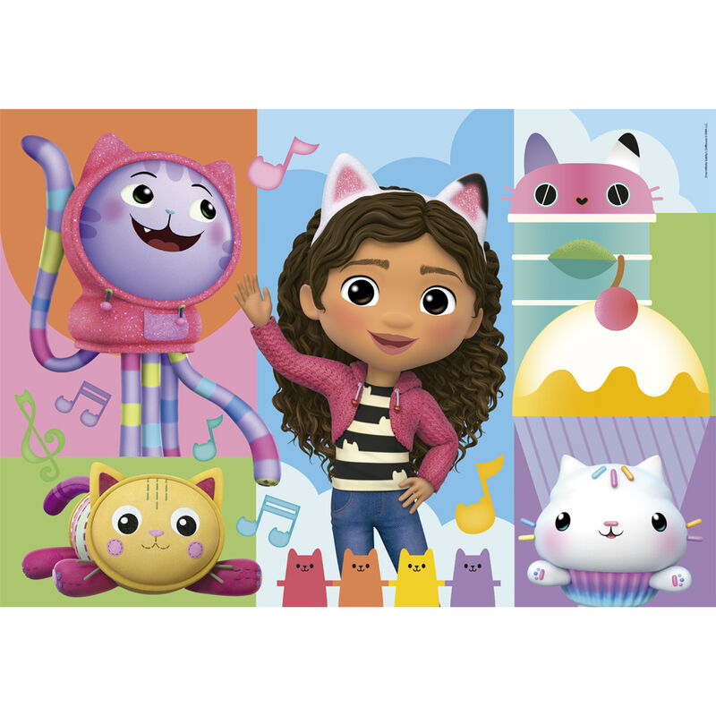 Gabbys Dollhouse puzzle 2x60pcs Nerdscape