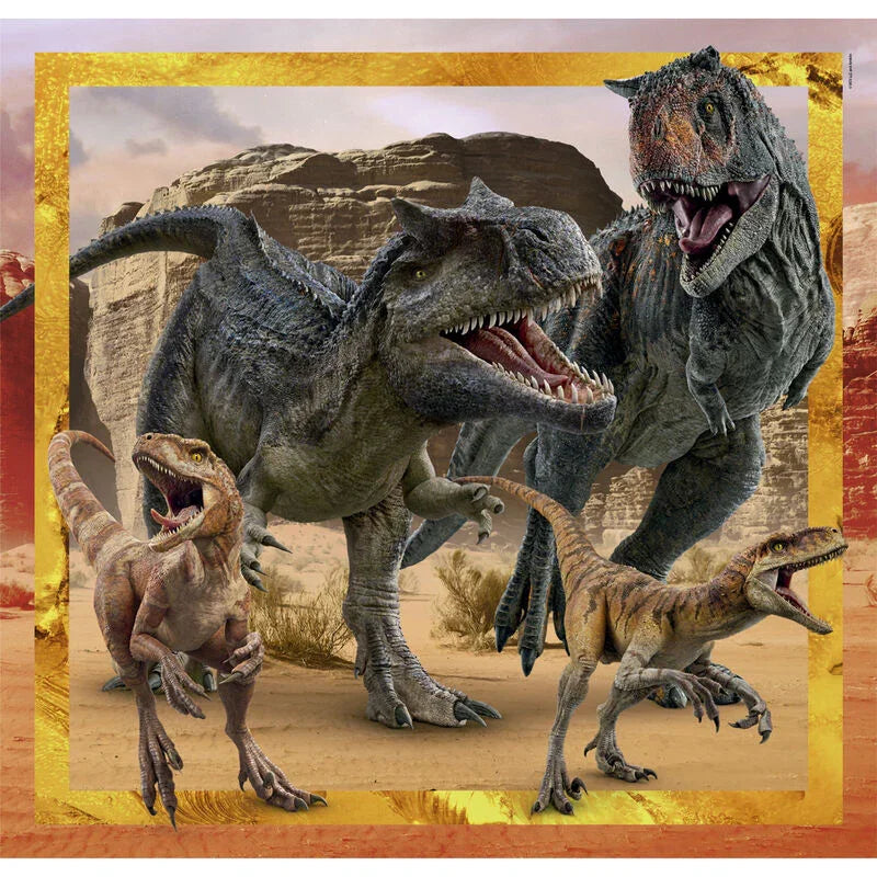 Jurassic World puzzle 3x48pcs Nerdscape