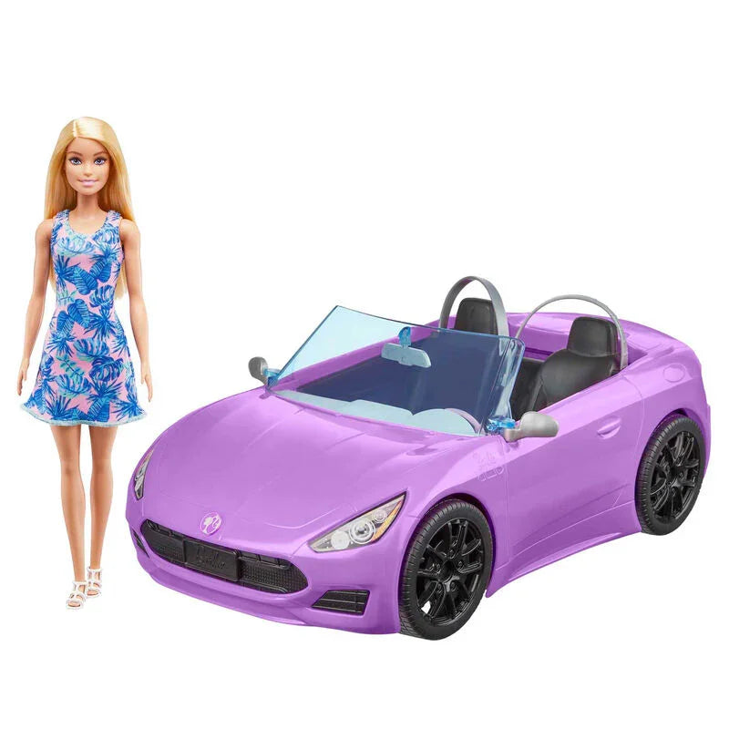 Barbie Purple Convertible + doll Nerdscape
