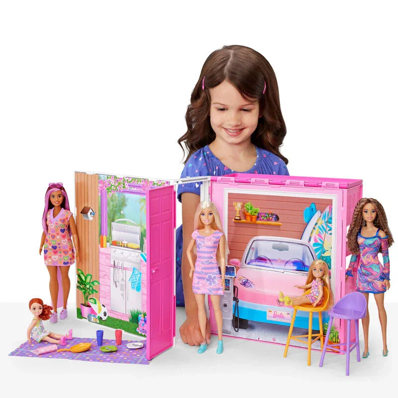 Barbie Getaway House + doll Nerdscape