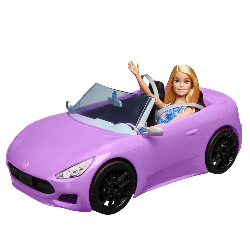 Barbie Purple Convertible + doll Nerdscape