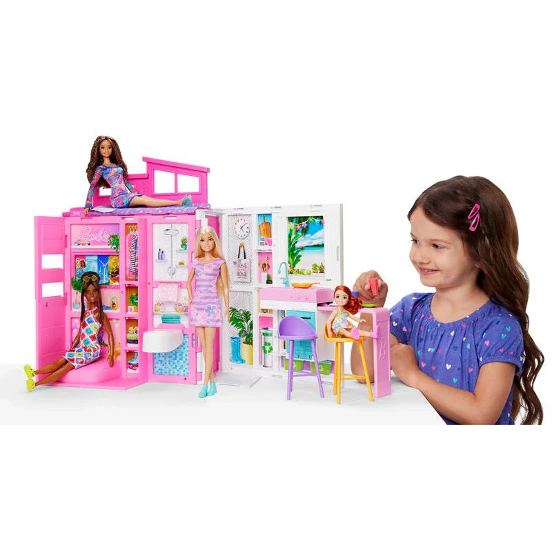 Barbie Getaway House + doll Nerdscape