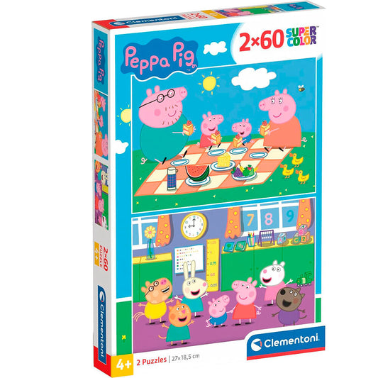 Peppa Pig puzzle 2x60pcs Nerdscape