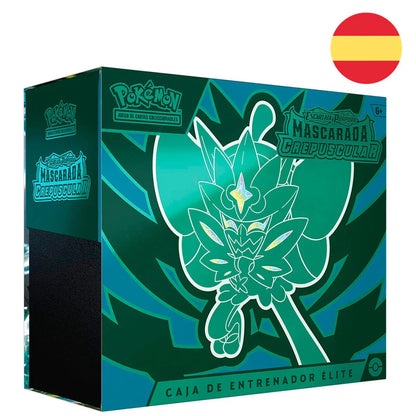 Spanish Pokemon Scarlet & Purple Mascarada Crepuscular Collectible card game case Nerdscape